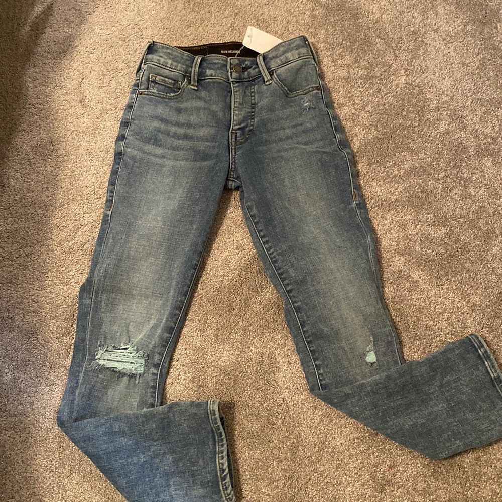True Religion  Halle High Rise Capri